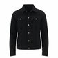Mens Black Cotton Trucker Jacket